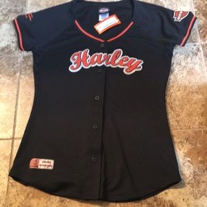 Harley Davidson baseball jersey NEW size medium